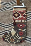 Arhaus Hand Woven Kilim Wool Christmas Stocking 22 Linen Backing. Fixed Price $35.00.