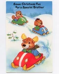 Unused Vintage 1985 Get Along Gang American Greetings Christmas Card For Brother. Fixed Price $12.99.