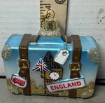 Kurt Adler Noble Gems Glass Ornament Luggage Suitcase Rome. Box. Fixed Price $28.99.