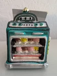 New 2021 Wondershop Vintage Teal Oven Glass Christmas Tree Ornament. Fixed Price $16.00.