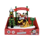 Disney Mickey & Minnie Mouse Christmas Animated Mail Box Scene Music/light Pluto. Fixed Price $36.99.