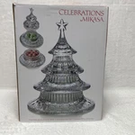 Mikasa Nos Celebrations Collection Stacking Christmas Tree Candy Dish. Fixed Price $50.00.