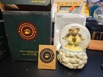 Christmas Snow Globe Angelfaith The Bearstone Collection Boyds Musical. Fixed Price $20.00.