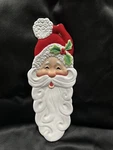 Fitz & Floyd Santa Server Snack Therapy 13" Christmas Holiday Tray Ceramic. Fixed Price $17.50.