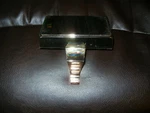 Pottery Barn Simple Metal Stocking Holder Hanger Silver Christmas Holiday. Fixed Price $24.99.