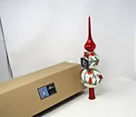 Joy The World Collectibles Glass Cardinal Finial Christmas Tree Topper. Fixed Price $175.00.