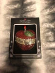 Harvey Lewis 2014 Best Teacher Holiday Ornament Swarovski Elements Nib. Fixed Price $5.00.