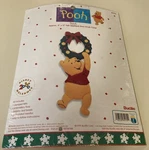 Bucilla "winnie The Pooh" Felt Sequin Door Knob Hanger Cover Christmas #84170. Fixed Price $9.95.