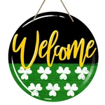 Bolisom St. Patrick's Day Shamrock Wood Sign Outdoor Porch Decor. Fixed Price $10.99.