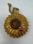 Old World Christmas Sunflower Ornament Glass Blown Ladybug Garden 36124. Fixed Price $18.89.