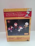 Peanuts Set 4 Lighted Pathway Markers Christmas Skating Charlie Brown Snoopy 8". Fixed Price $13.00.