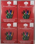 Holiday Time Incandescent Christmas String Light 21" Multicolor 100-COUNT 4 Pack. Fixed Price $45.99.