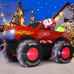 Goosh 7.5 Ft Long Christmas Inflatables Monster Truck Outdoor Decorations Blo.... Fixed Price $154.13.