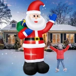 8FT Christmas Inflatables Santa Claus Outdoor Decorations, Blow Up. Fixed Price $67.99.