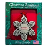 Christmas Tree Ornament Snowflake Year 2020 Pewter Gloria Duchin Usa. Fixed Price $11.69.