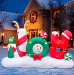 Holidayana 9FT Christmas Joy Letter Sign Lawn Inflatable Yard Decoration. Fixed Price $85.00.