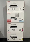 Original Canon EP-85 Laser Toner Set Colors 6822A004AA, 23, 24, 25 Ymck New. Fixed Price $199.00.