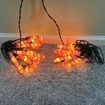 Lot Of 2 Strings Kurt Adler Candy Cane Light Set Used. Fixed Price $29.99.