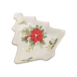 Mikasa Porcelain Tree Pointsetta Candy Trinket Dish "holiday Bloom" FK026503 New. Fixed Price $9.98.