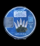 Holiday Time 500 Warm White Mini Led Christmas Lights Green Wire 116.3 Ft New. Fixed Price $57.00.
