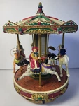 Mr Christmas Holiday Go Round Horse Carousel 50 Songs Animated 1996 Tested Works. Fixed Price $30.09.