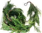Norfolk Pine Garland Wreath Hyper Realistic Movement Home Decor Green 10FT. Fixed Price $29.99.
