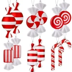 Sotiff Christmas Candy Ornaments Red White Hanging Cane Peppe.... Fixed Price $56.78.