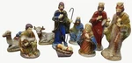 Avon 2011 Nativity Scene 9 Hand-painted Ceramic Figurines Baby Jesus Christmas. Fixed Price $74.99.