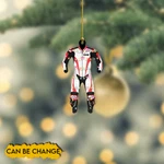 Personalized Motocross Christmas Ornament, Motorcycle Biker Xmas. Fixed Price $19.94.
