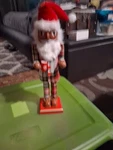 Holiday Time 14 Inch Tan Christmas Nutcracker- Santas Of Liesure. Fixed Price $12.00.