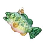 Old World Christmas Largemouth Bass Fish Blown Glass Ornament. Fixed Price $17.99.