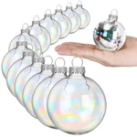 Liliful 12 Pcs Christmas Glass Ornaments For Crafts Fillable Balls 2.36.... Fixed Price $37.86.