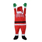 4.92 Ft Hanging Santa Clauschristmas Outdoor Decoration For Gutter. Fixed Price $39.79.