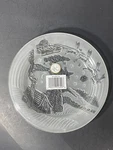 Celebrations Crystal Clear 7IN. The Night Before Christmas Frosted Plate #312281. Fixed Price $13.00.
