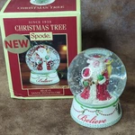 Spode Christmas Tree Believe Santa 4 Inch Snow Globe Box 2011. Fixed Price $34.95.