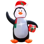 12 Feet Christmas Inflatable Penguin Holding Gift Lights Outdoor Decoration F.... Fixed Price $133.47.