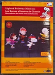 Snoopy Peanuts Winter Christmas Lighted Pathway Sidewalk Markers Set 4 Ice Skate. Fixed Price $30.00.
