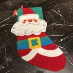 New Ashland Christmas Santa Claus 17IN Holiday Stocking Made China. Fixed Price $10.00.