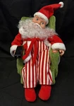 Mr Christmas 11" Animated Reclining Santa Claus Motion Activated-snores Moves. Fixed Price $29.69.