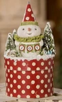 Bethany Lowe Michelle Allen Christmas Joy Snowman On Box MA3081 New. Fixed Price $48.95.