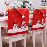6-10X Christmas Santa Hat Chair Covers Table Cloth Dinner Home Cor Ornaments. Fixed Price $13.51.