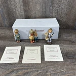 Berta Hummel Set Of Ornaments # 96034 Stringing Cranberries Little Brother. Fixed Price $29.99.