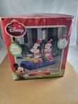 Christmas Gemmy Disney 5 Ft Mickey & Minnie Mouse Sled Scene Inflatable. Fixed Price $84.99.