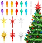 Ceramic Christmas Tree Replacement Lights Bulbs, 120 Pcs Flame Shape Light.... Fixed Price $14.76.