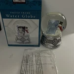 Kirkland Signature Photo Frame Water Globe "we Wish You Merry Christmas". Fixed Price $55.00.