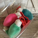 Wondershop 6 Velvet Light Bulb Garland Decoration Multicolor Christmas. Fixed Price $28.00.
