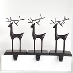 3 Northlight Metal Reindeer Christmas Stocking Holders Hangers Oil Rubbed Bronze. Fixed Price $41.40.