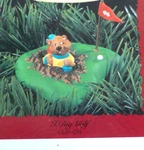 Retired 1996 "i Dig Golf" Hallmark Keepsake Ornament QX5891. Fixed Price $8.00.