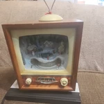 Roman Retro Tv Musical Box Christmas Train Scene Works! Songs. Fixed Price $73.81.
