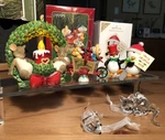 Christmas Holiday Ornaments Figurines Mice Cat Cardinal Hallmark Enesco Carlton. Fixed Price $105.00.